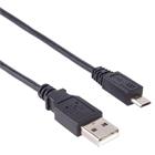 PremiumCord Kabel micro USB 2.0, A-B 1,8m s dlouhým micro USB konektorem