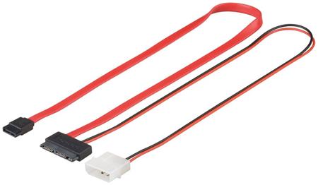 Premiumcord Kabel pro připojení disků s rozhraním Micro SATA (např. 4,6 cm / 1,8 "pevné disky) 1.5 GBits / 3 GBits