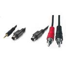 PremiumCord Kabel S-Video+3,5Jack-S-Video+2xCINCH 2m