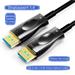 PremiumCord Optický DisplayPort 1.4 přípojný kabel M/M, zlacené konekt. 10m