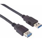 PremiumCord Prodlužovací kabel USB 3.0 Super-speed 5Gbps A-A, MF, 9pin, 0,5m