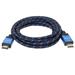 PremiumCord Ultra HDTV 4K@60Hz kabel HDMI 2.0b kovové+zlacené konektory 1m bavlněné opláštění kabelu