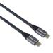 PremiumCord USB-C kabel ( USB 3.2 GEN 2x2, 5A, 100W, 20Gbit s ) 3m, bavlněný oplet