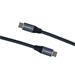 PremiumCord USB-C kabel ( USB 3.2 GEN 2x2, 5A, 100W, 20Gbit s ) 3m, bavlněný oplet