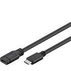 PremiumCord USB- C prodlužovací kabel (USB 3.1 generation 1), C/M - C/F, 2m