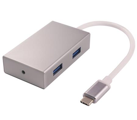 PremiumCord USB3.1 hub 4x USB3.0 hliníkové pouzdro