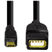 Redukce USB A zásuvka - micro B vidlice /OTG kabel/