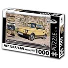 RETRO-AUTA Puzzle č. 15 Fiat 126P, 650E maluch (1983) 1000 dílků