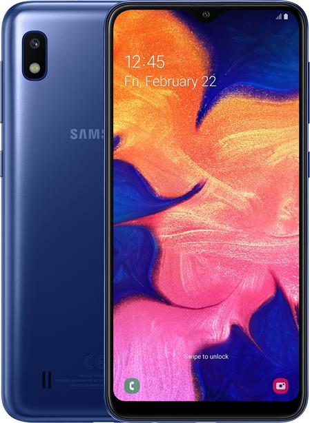 Samsung Galaxy A10 - 6,2", 720 x 1520, 2GB RAM, 32GB, modrý