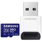 Samsung Micro SDXC karta 256GB PRO Plus + USB adaptér
