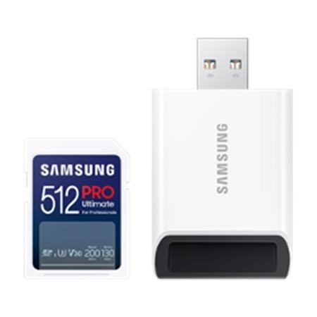 Samsung SDXC 512GB PRO ULTIMATE + USB adaptér; MB-SY512SB/WW