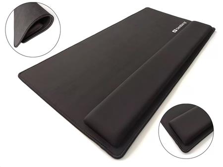 Sandberg Desk Pad Pro XXL, podložka pod klávesnici i myš 71,2 x 35cm, černá