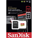 SanDisk Extreme micro SDXC 512 GB 160 MB/s A2 C10 V30 UHS-I U3, adaptér
