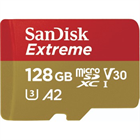 SanDisk Extreme microSDXC card for Mobile Gaming 128 GB 190 MB/s and 90 MB/s, A2 C10 V30 UHS-I U3