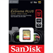 SanDisk Extreme PLUS 32GB SDHC Memory Card 100MB/s and 60MB/s, UHS-I, Class 10, U3, V30
