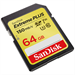 SanDisk Extreme Plus SDHC 64 GB 150 MB/s C10 V30 UHS-I U3