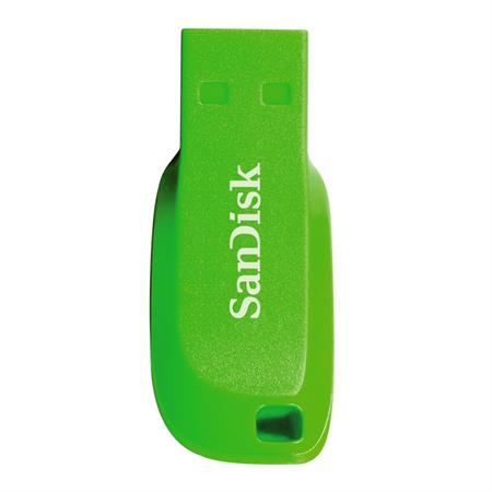 SanDisk FlashPen-Cruzer Blade 64 GB elektricky zelená