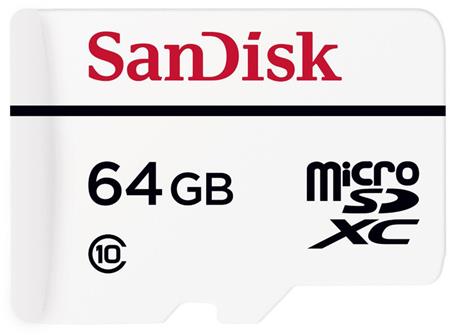 SanDisk Micro SDXC High Endurance 64GB 20MB/s + SD adaptér