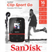 SanDisk MP3 Clip Sport Go2 16 GB, červená