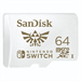 Sandisk Nintendo Switch micro SDXC 64 GB 100 MB/s A1 C10 V30 UHS-1 U3