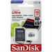 Sandisk Ultra microSDHC 16 GB 80 MB/s Class 10 UHS-I, Adaptér