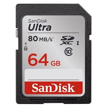 Sandisk Ultra SDXC 64 GB 80 MB/s Class 10 UHS-I