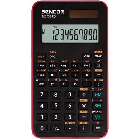 Sencor SEC 106 RD Školní kalkulačka
