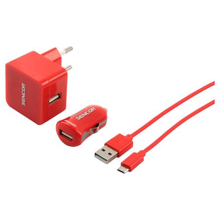 Sencor USB KIT 1M/WALL/CAR