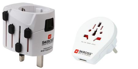 SKROSS PA41 Cestovní adaptér PRO World & USB, 6,3A max.