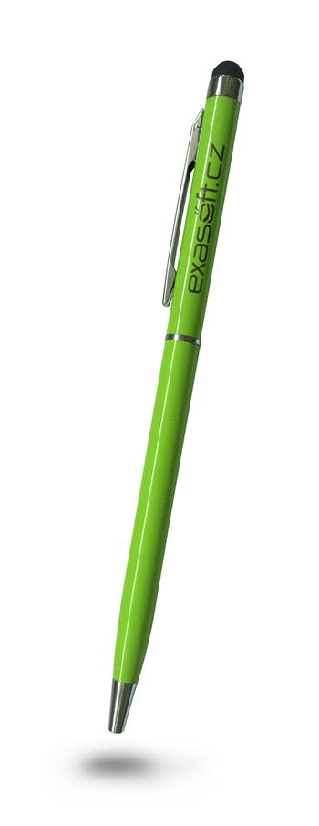Slim Touch Green - kuličkové pero se stylusem