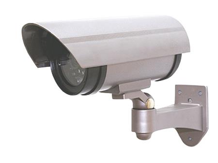 Solight Maketa bezpečnostní kamery, na stěnu, LED dioda, 2 x AA