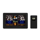 Solight Meteostanice, aplikace Smart Life, extra velký barevný LCD, teplota, vlhkost, tlak, USB nabíjení, černá