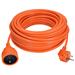 Solight prodlužovací kabel - spojka, 1 zásuvka, oranžová, 20m