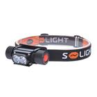Solight WN41 LED čelová nabíjecí svítilna, 650lm, Li-ion, USB