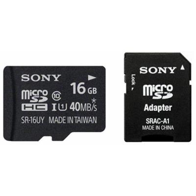 Sony microSDHC 16GB UHS-I U1 + SD adaptér
