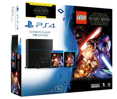 Sony PS4 Playstation 4 1TB ++ LEGO Star Wars: The Force Awakens + BD film Star Wars 3 - herní konzole