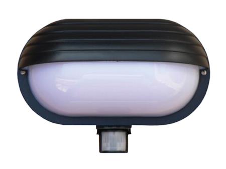 Starlux Svítidlo nástěnné s čidlem pohybu Oval PIR-Micro 60W