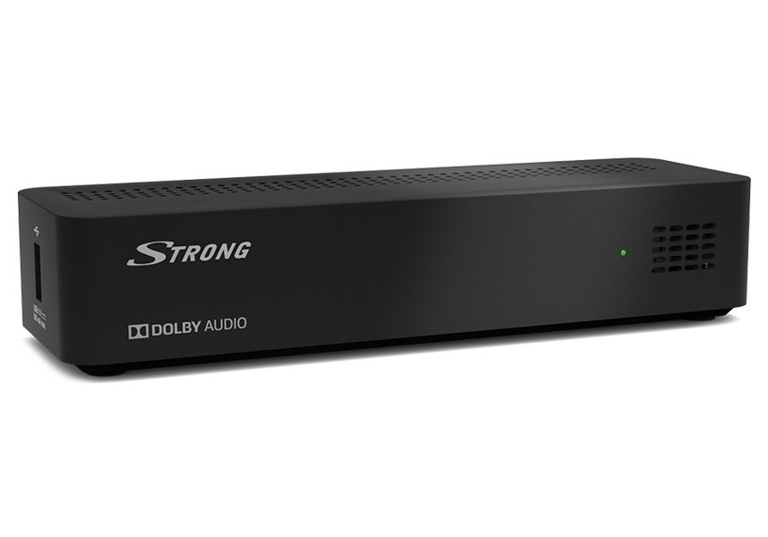 STRONG DVB-T/T2 set-top-box SRT 8213/ Full HD/ H.265/HEVC/ PVR/ EPG/ USB/ HDMI/ LAN/ SCART/ černý