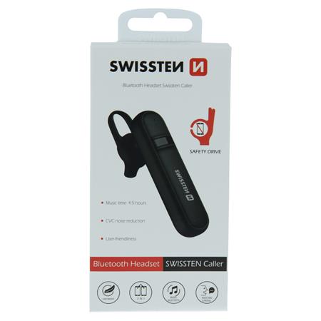 Swissten Bluetooth headset Caller černý