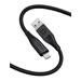 Swissten datový kabel soft silicone USB / Lightning 1,5 M 60W černý