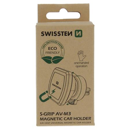 Swissten magnetický držák do ventilace auta s-grip av-m3 (eco balení)