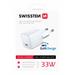 Swissten mini síťový adaptér GaN USB-C 33W power delivery