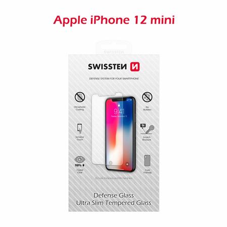Swissten ochranné temperované sklo Apple iPhone 12 mini RE 2,5D