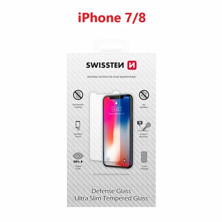 Swissten ochranné temperované sklo Apple Iphone 7/8/SE2 RE 2,5D přední + zadní