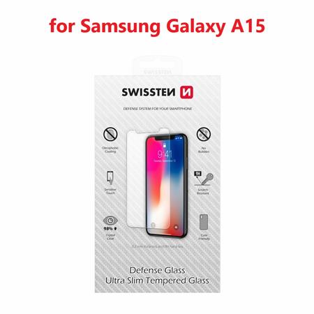 Swissten ochranné temperované sklo pro Samsung Galaxy A15 RE 2,5D