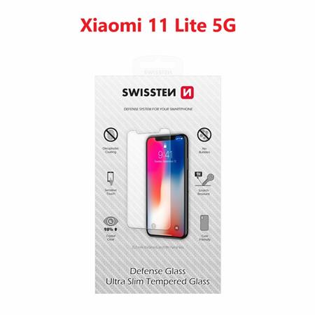 Swissten ochranné temperované sklo Xiaomi 11 lite 5G RE 2,5D