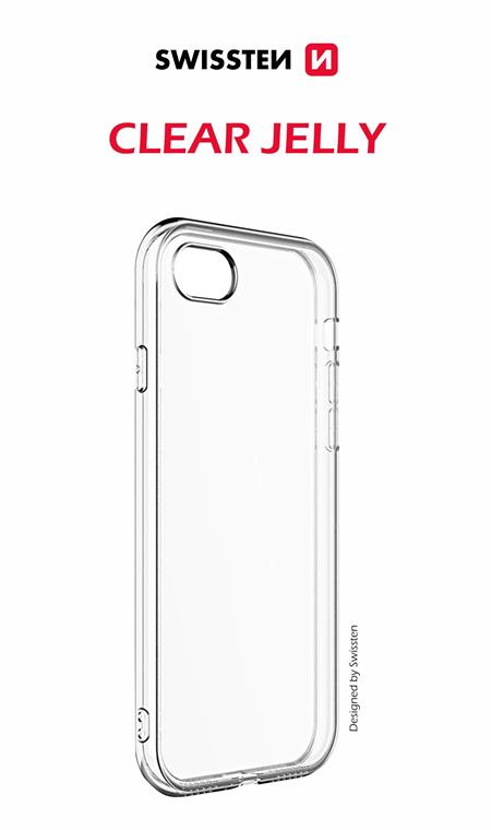 Swissten pouzdro clear jelly Apple Iphone 7/8/SE2 transparentní
