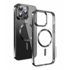 Swissten pouzdro Clear Jelly MagStick Metallic PRO iPhone 13 MINI černé