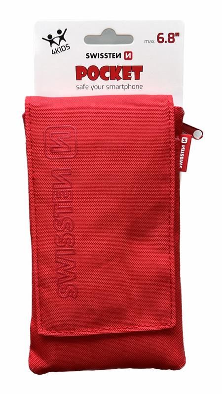 Swissten pouzdro Pocket 6,8" červené