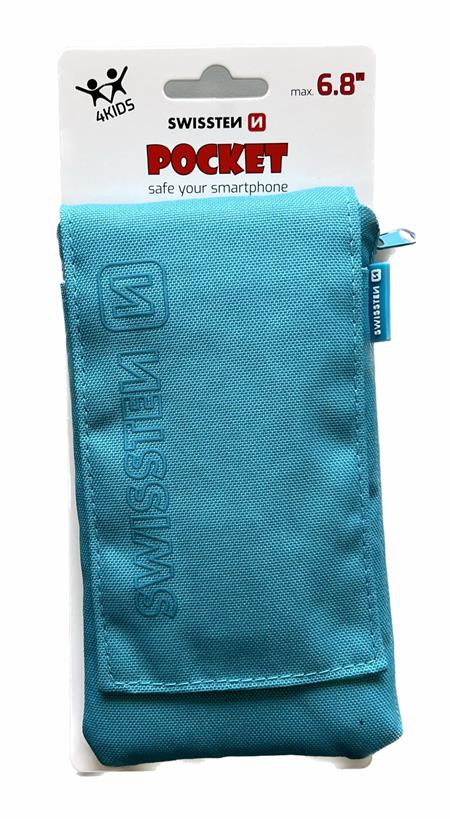 Swissten pouzdro Pocket 6,8" modré